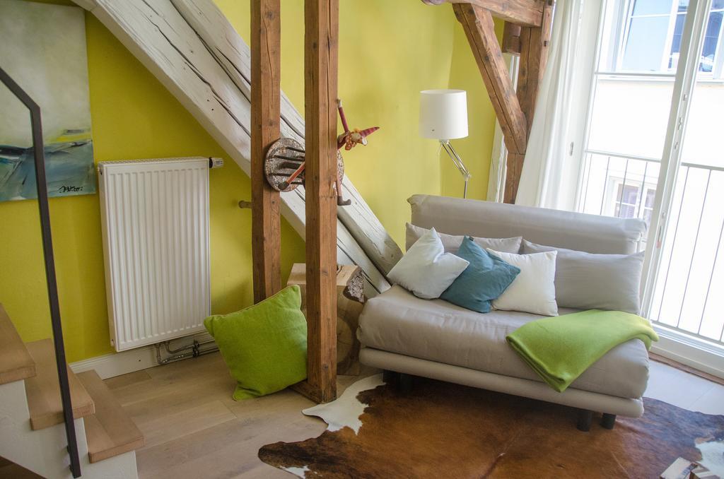 Ferienwohnung Feriendomizil Zum Grauen Wolf Lindau  Exterior foto
